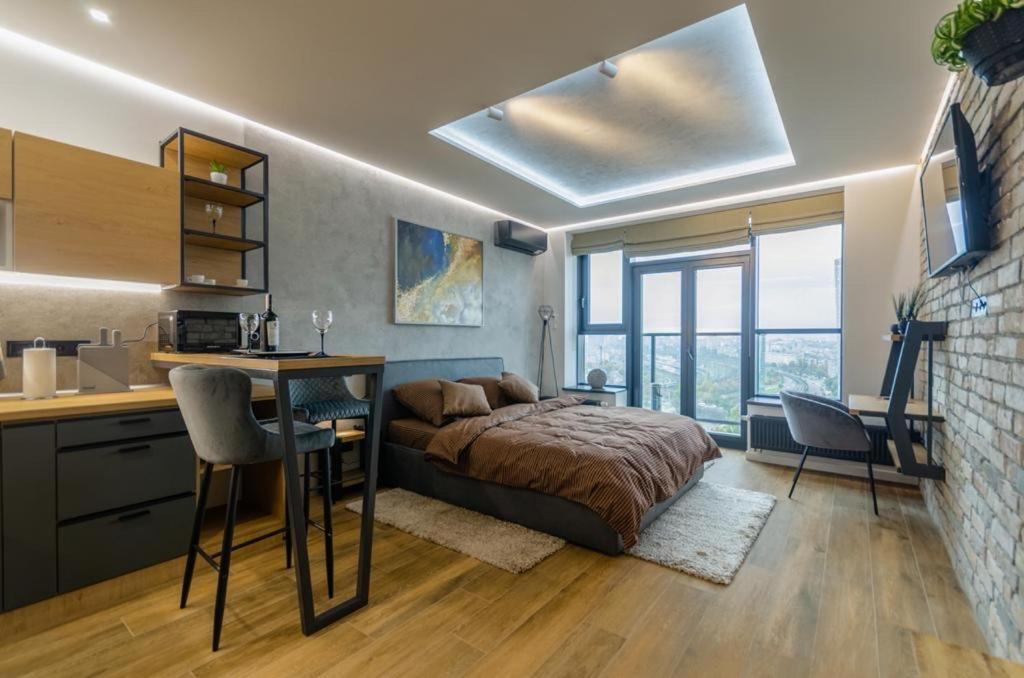 Modern Vip Smart. Lägenhet Kiev Exteriör bild
