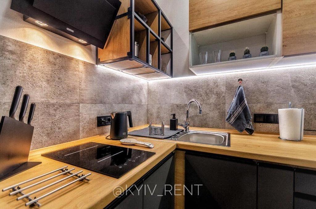 Modern Vip Smart. Lägenhet Kiev Exteriör bild