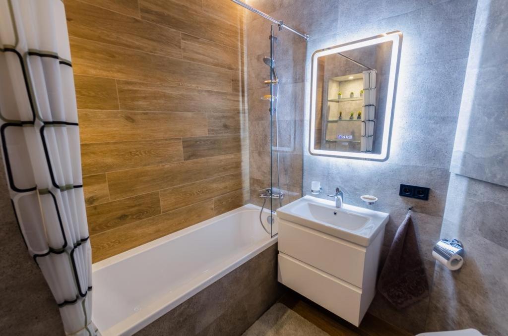 Modern Vip Smart. Lägenhet Kiev Exteriör bild